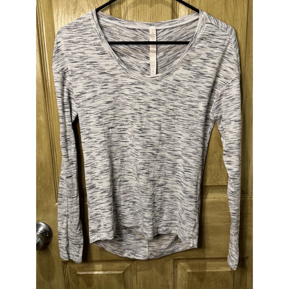 Lululemon Meant To Move Long Sleeve Tiger Space Dye Shirt Women's  Size 2